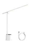 Lampe de Bureau Rechargeable Sans Fil Blanc