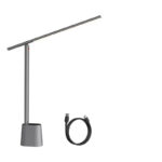 Lampe de Bureau Rechargeable Sans Fil Noir