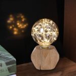 Lampe de Chevet en Bois