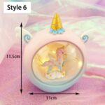 Veilleuse Licorne Capsule | Lampe de Nuit