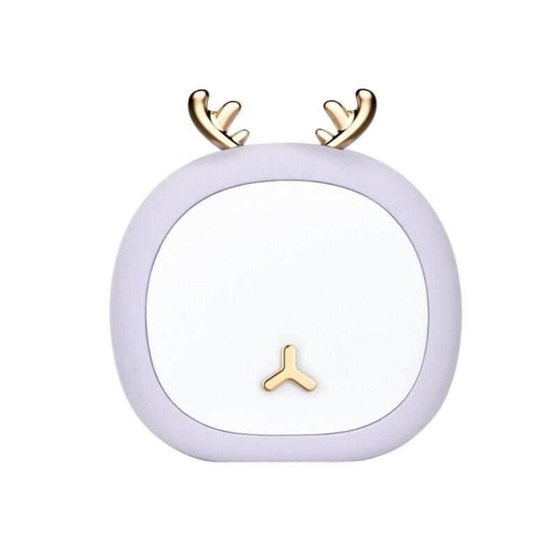 Veilleuse Cerf Bébé mauve