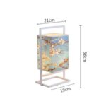 Lampe de Chevet Style Japonais Bleu