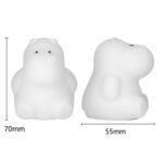 veilleuse bébé hippo