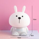 Veilleuse Lampe Lapin Rose